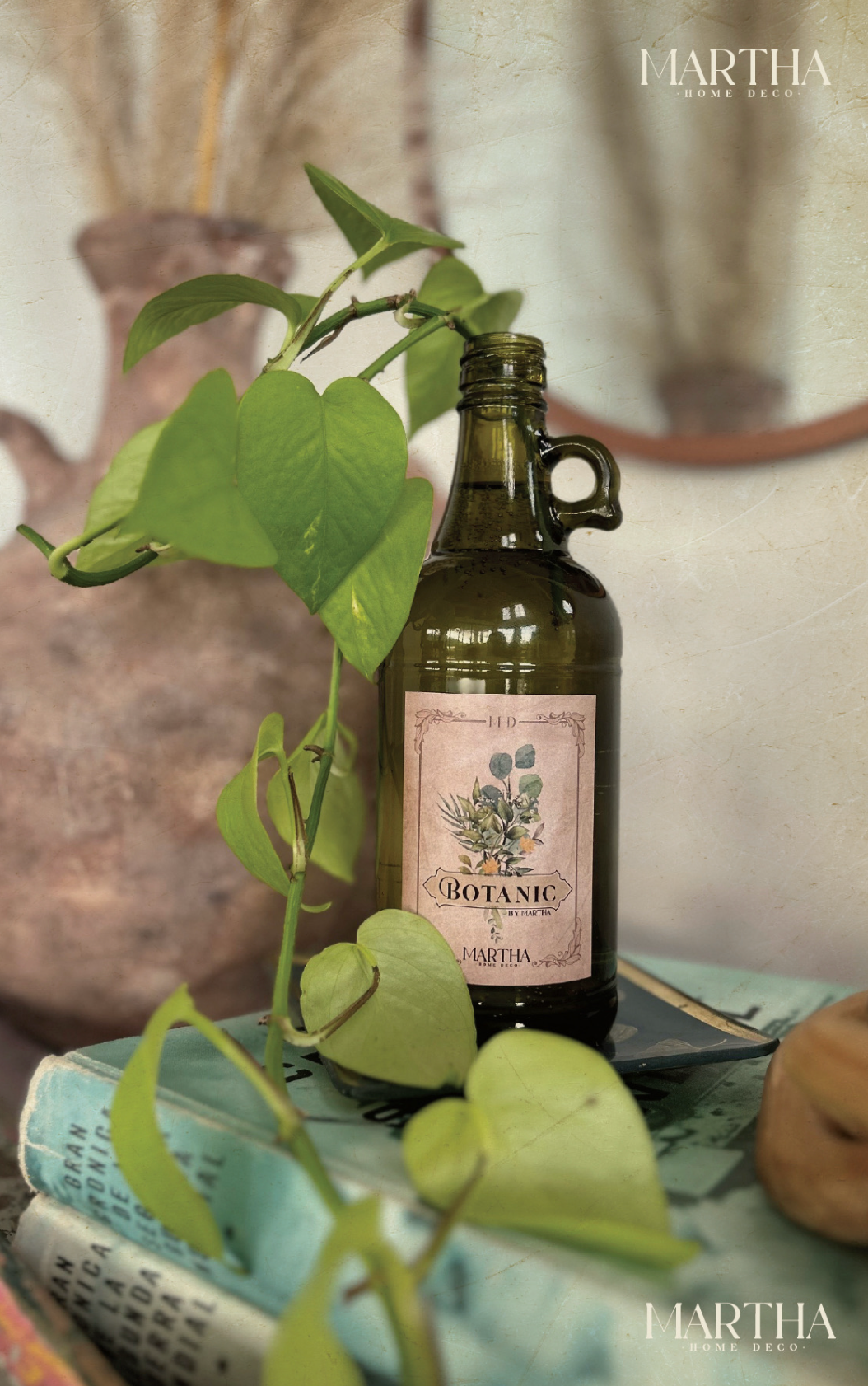 FRASCO BOTANIC 500 ML CON PLANTA