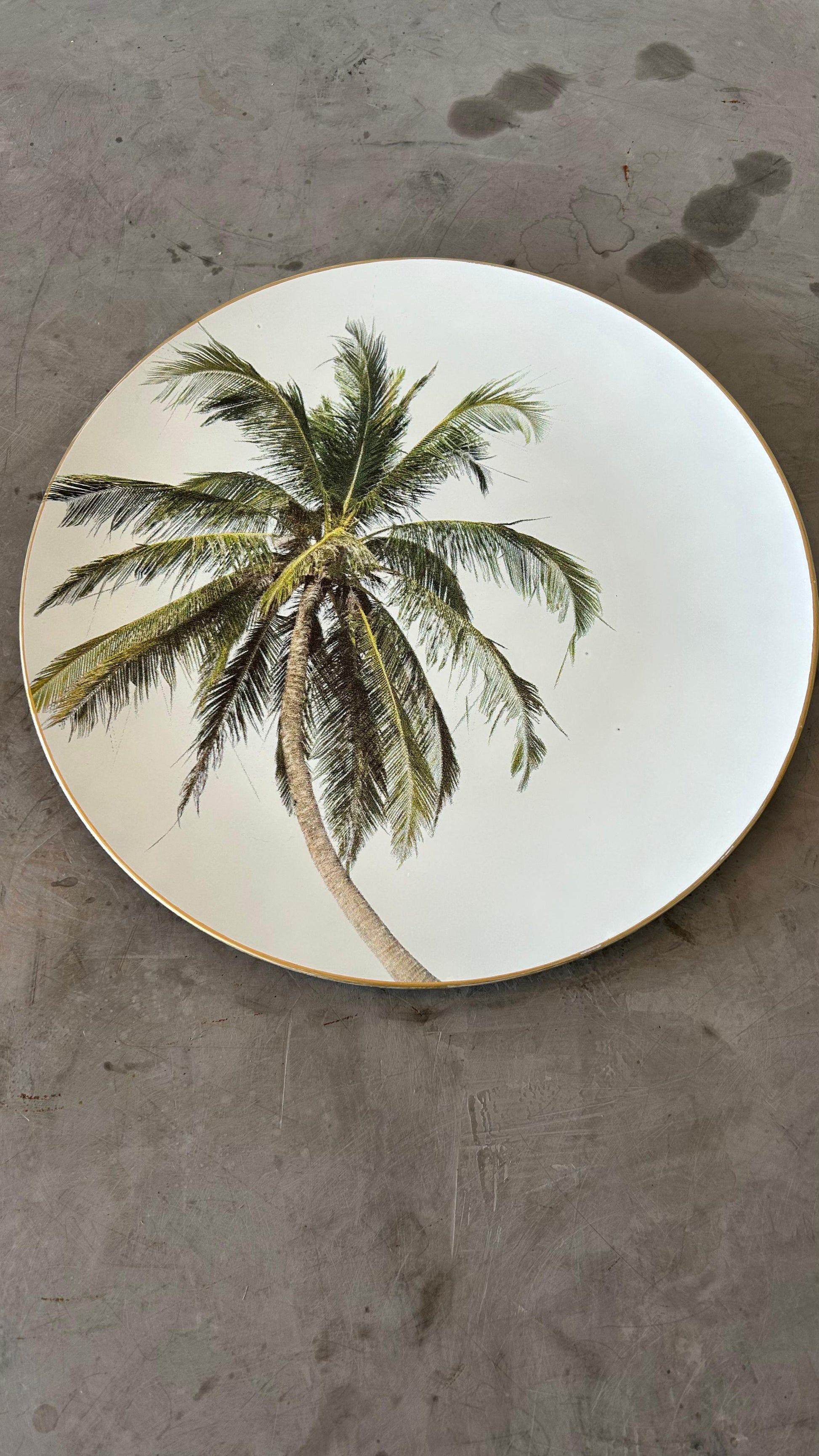 PLATO BASE PALMERA